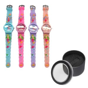 20-1384 Ρολόι Χειρός Γοργόνα σε Μεταλλικό Κουτί