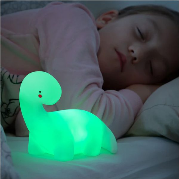 Πολύχρωμη Λάμπα Lightosaurus Dinosaur LED Colorful Lamp