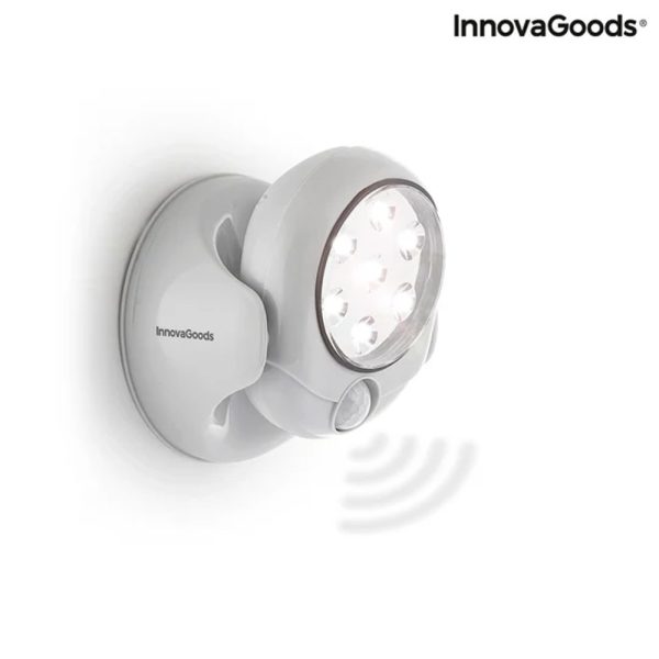 Λάμπα LED με αισθητήρα κίνησης Lumact 360º InnovaGoods