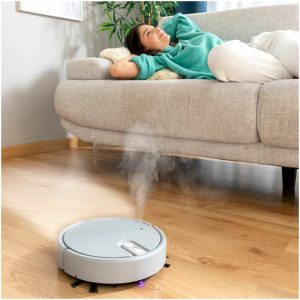 221 Πολυλειτουργική 5-σε-1 επαναφορτιζόμενη ηλεκτρική σκούπα ρομπότ Varob InnovaGoods