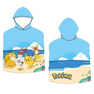 Πετσέτα Θαλάσσης Ποντσο Microfiber Pokemon
