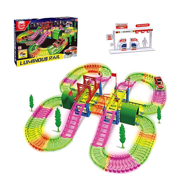 Αυτοκινητόδρομος Φωσφορίζει με Γέφυρα Luminous Rail