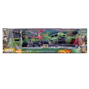 70-2317 Στρατιωτική Νταλίκα Γίγας Friction & Ελικόπτερο