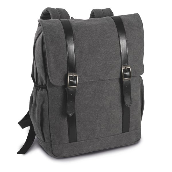 FLAP-TOP CANVAS BACKPACK