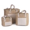 JUTE COOL BAG - MEDIUM SIZE