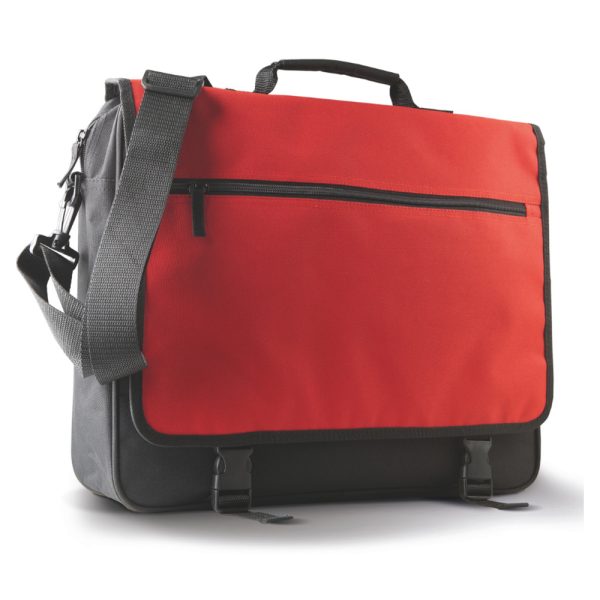 DOCUMENT BAG WITH FRONT FLAP