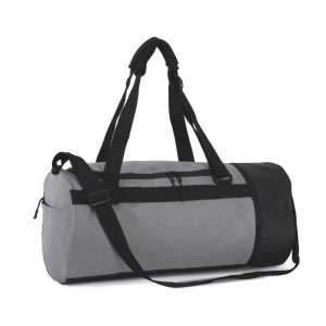 TUBULAR SPORTS BAG WITH SEPARATE SHOE COMPARTMENT