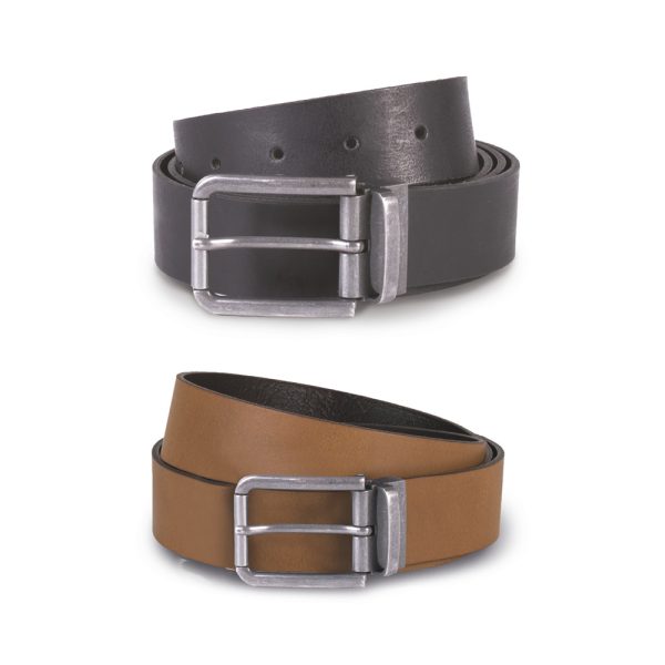 KP812 RAW EDGE LEATHER BELT - 35MM