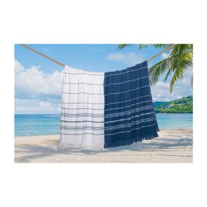 OLIMA STRIPED BEACH&SPA PESHTEMAL TOWEL