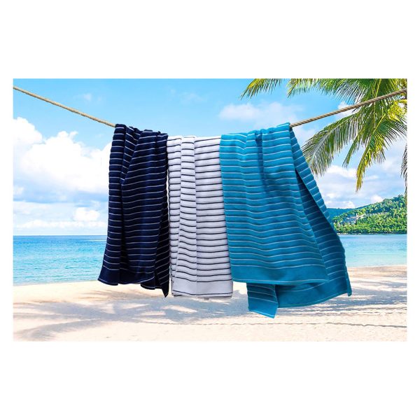 OL2000(2) OLIMA BEACH STRIPED TOWEL