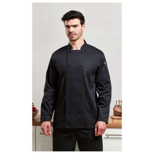 CHEF'S LONG SLEEVE COOLCHECKER® JACKET WITH MESH BACK PANEL